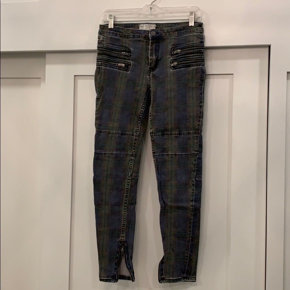 Free People Moto Jeans